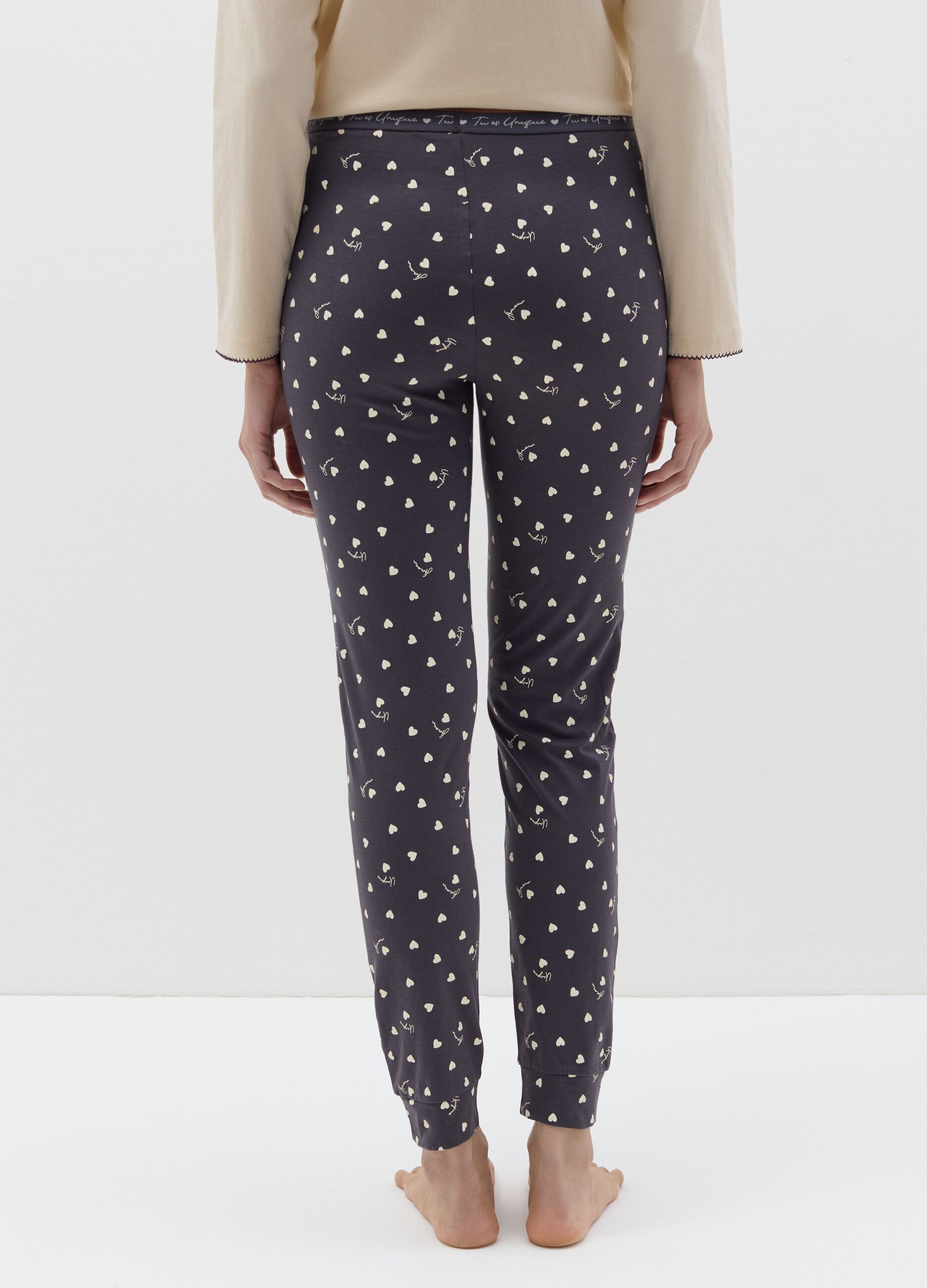 Pyjama trousers with all-over print
