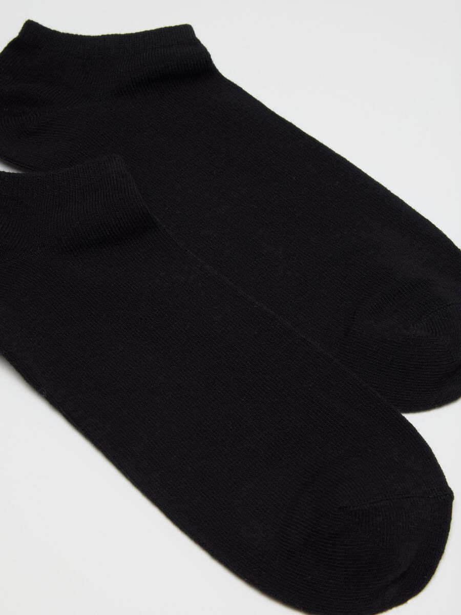 Men's Black Cotton Blend Sock Multipack_2