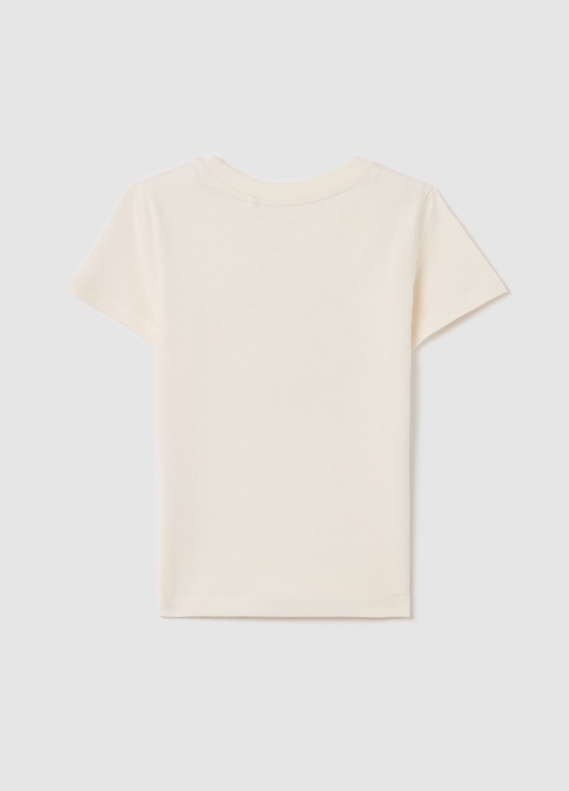 Cotton T-shirt with print
