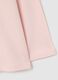 Girl's pink regular fit pure cotton polo_3