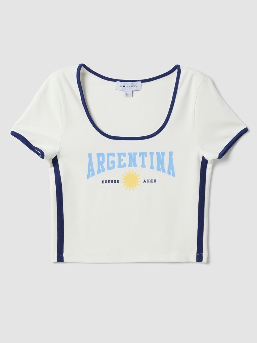 White short-sleeve stretch cotton T-shirt_4
