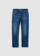 Regular fit blue denim jeans_4