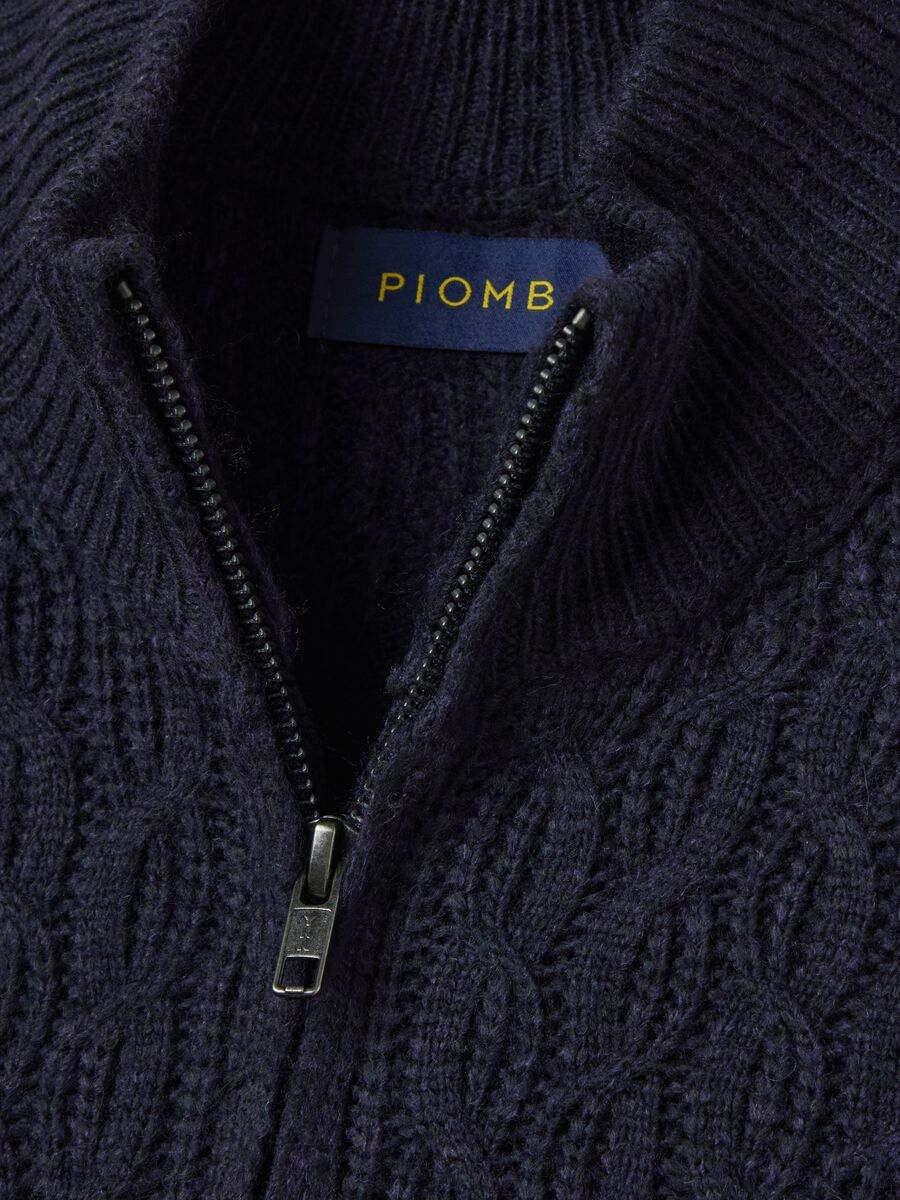 Pullover half-zip a trecce_5