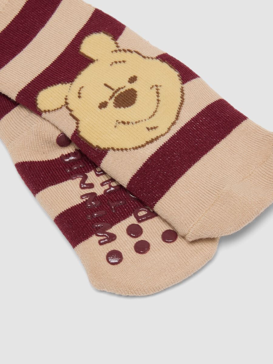2-pack of Winnie the Pooh non-slip socks in stretchy organic cotton_2