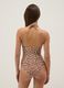 Multicolour leopard-print stretch fabric swimsuit_3