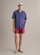Red swim shorts with elasticated waistband and drawstring_2