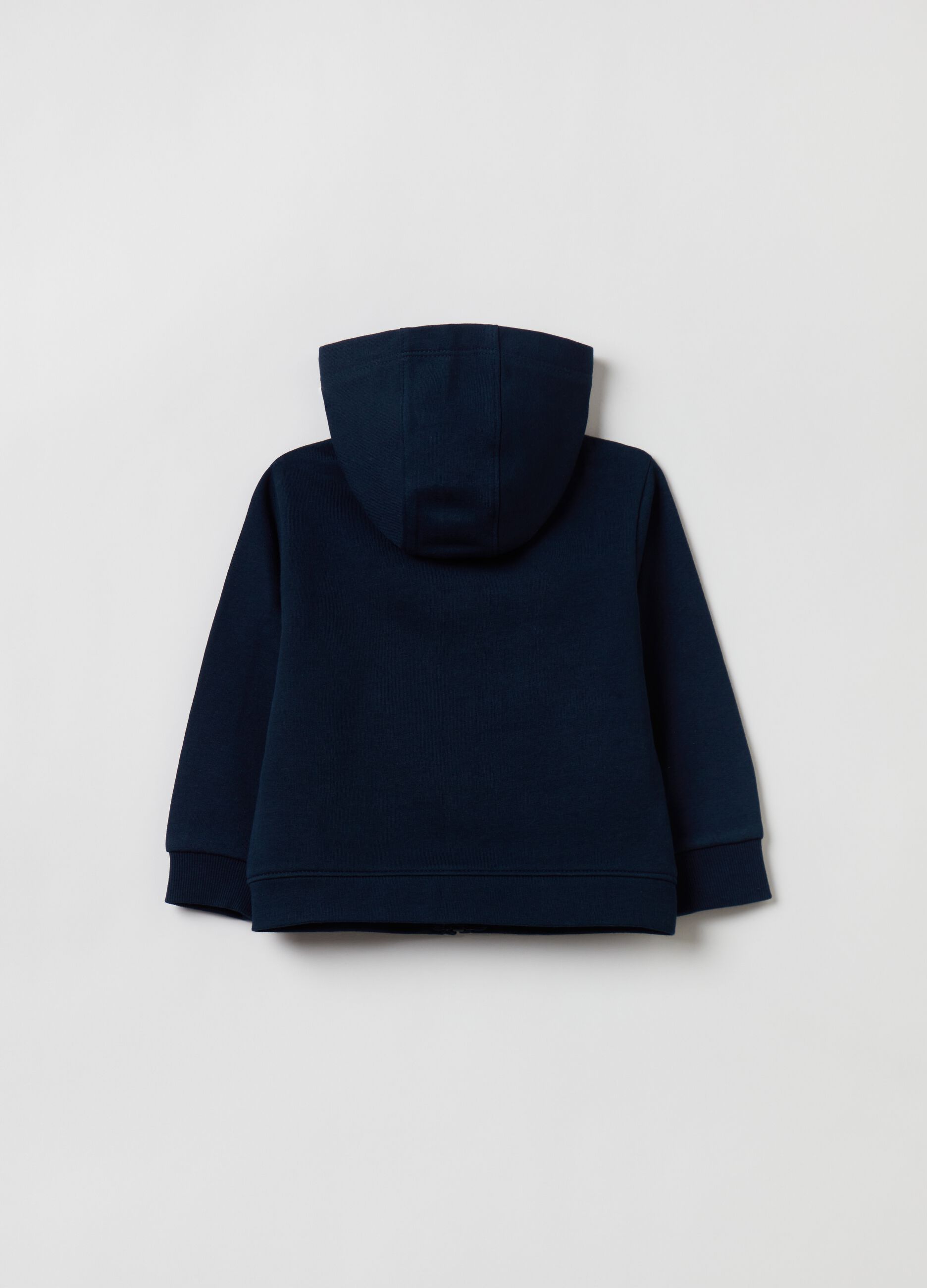 Full-zip in French Terry con cappuccio_1
