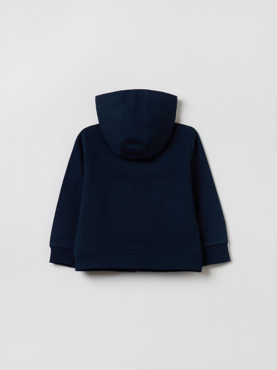 Full-zip in French Terry con cappuccio_1