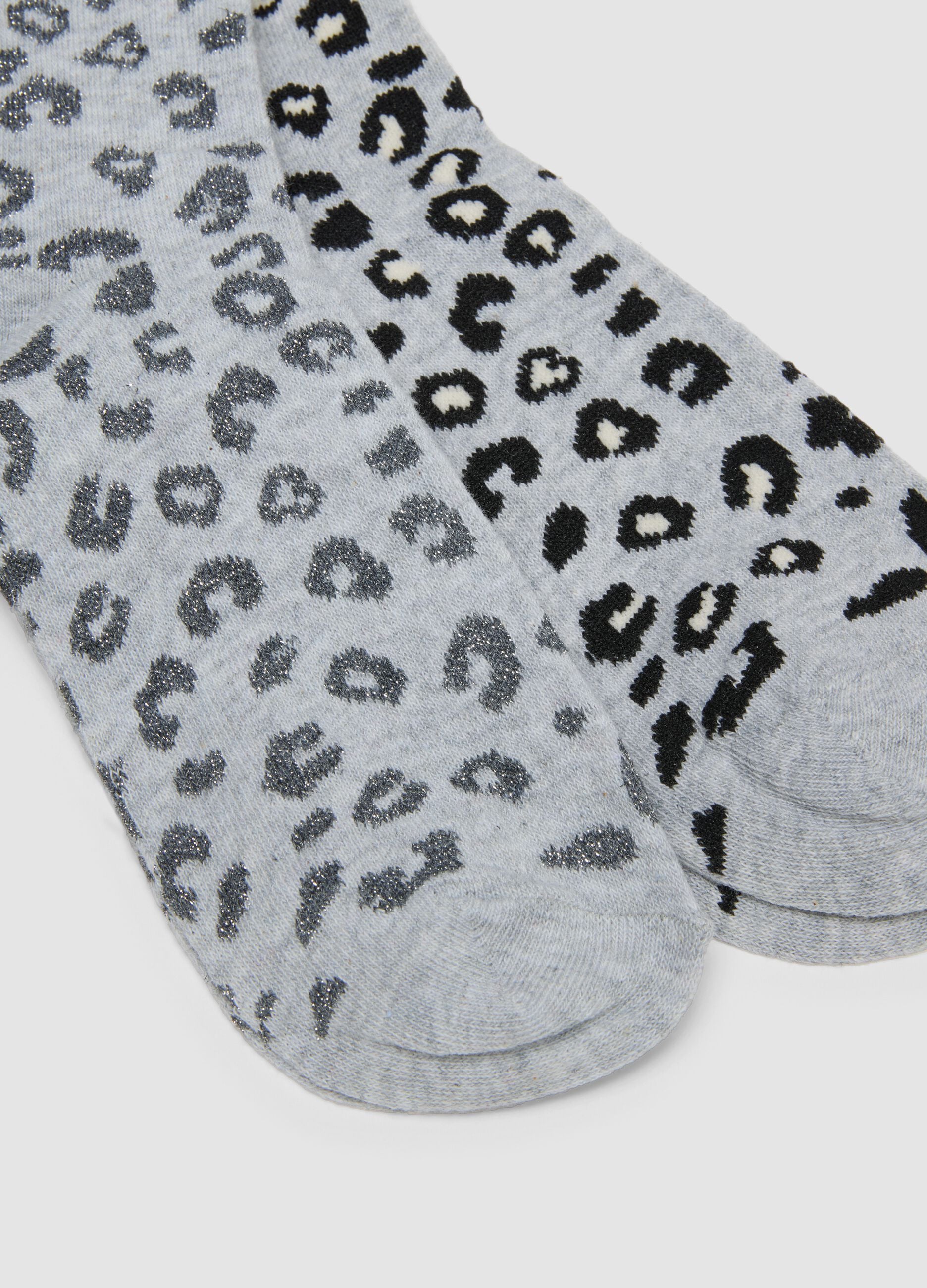 Three-pack of grey stretch organic cotton socks