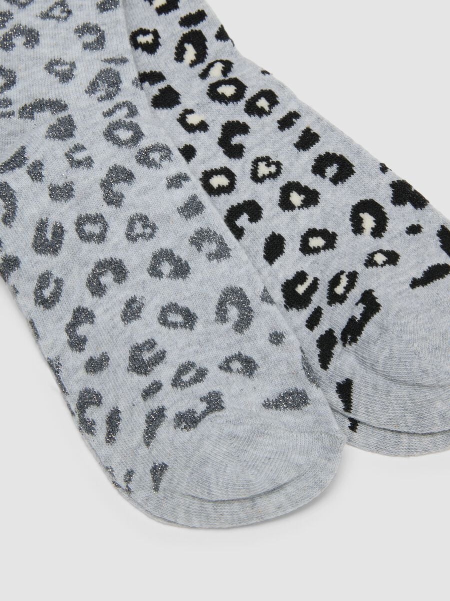 Three-pack of grey stretch organic cotton socks_1