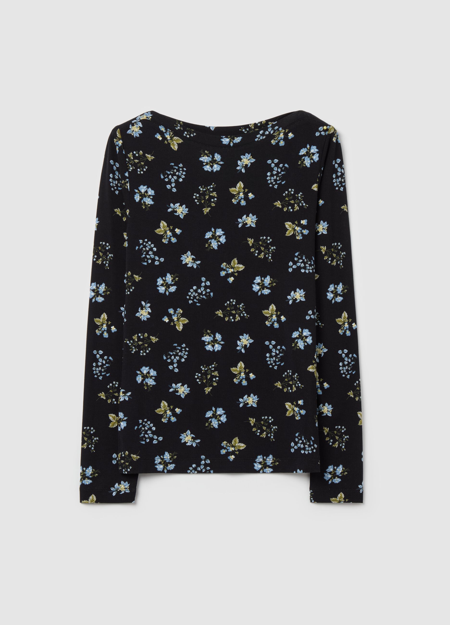 T-shirt a maniche lunghe con stampa