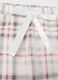 Fleece pyjama trousers with check pattern_5