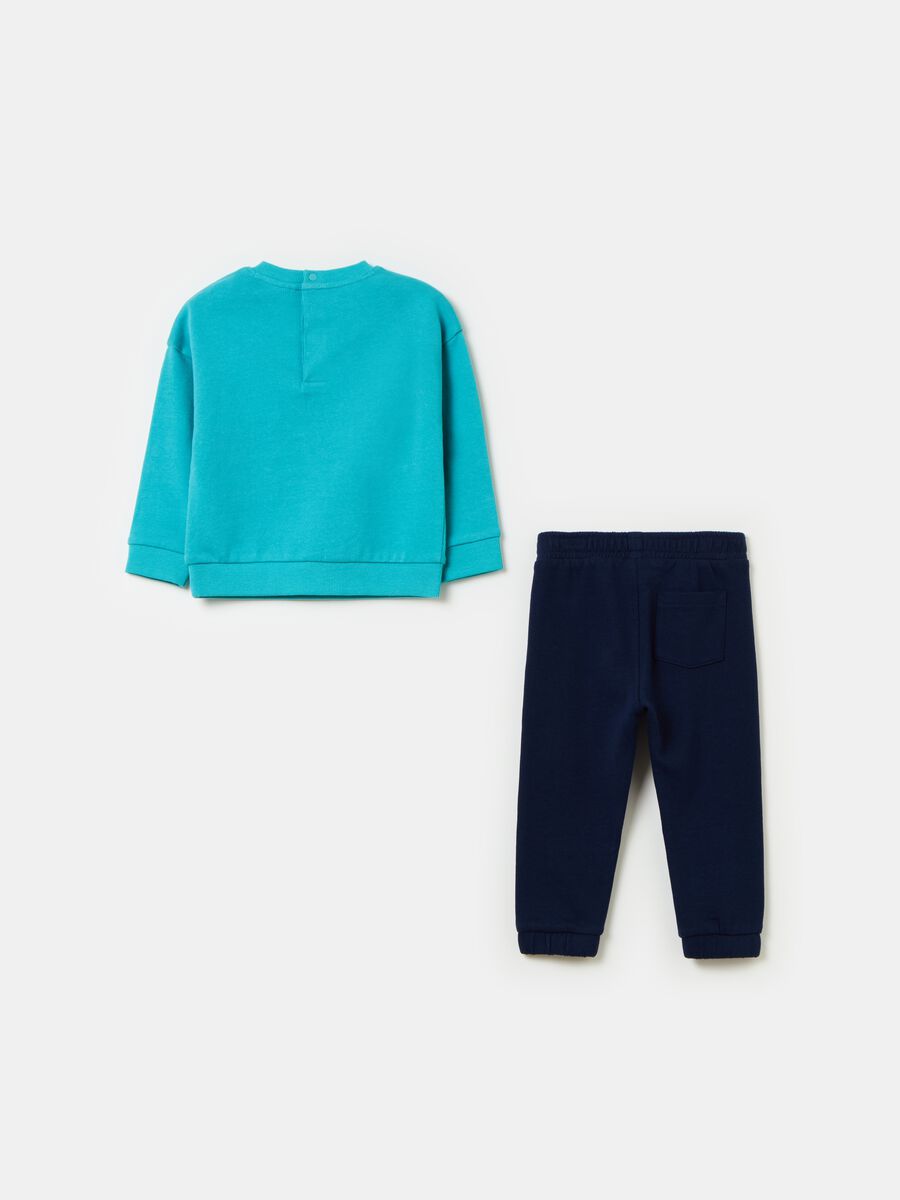 French terry jogging set with print_1