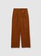 Straight-fit trousers in corduroy with darts_4