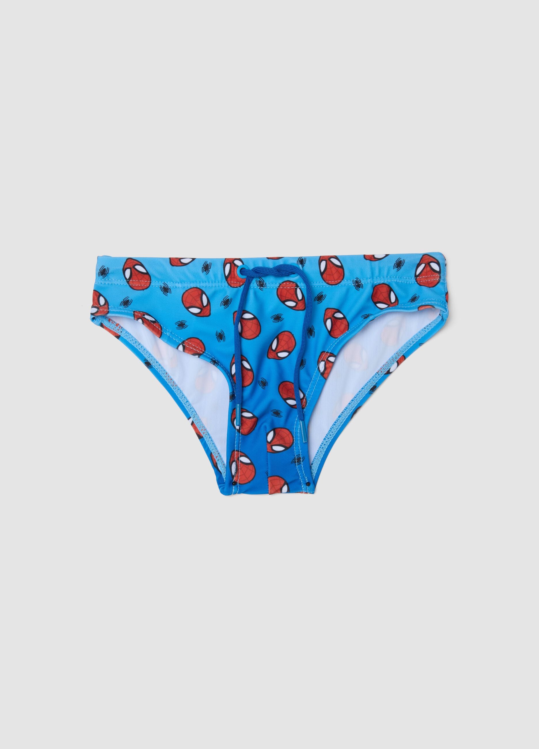 Slip mare azzurro in tessuto elasticizzato per bambino