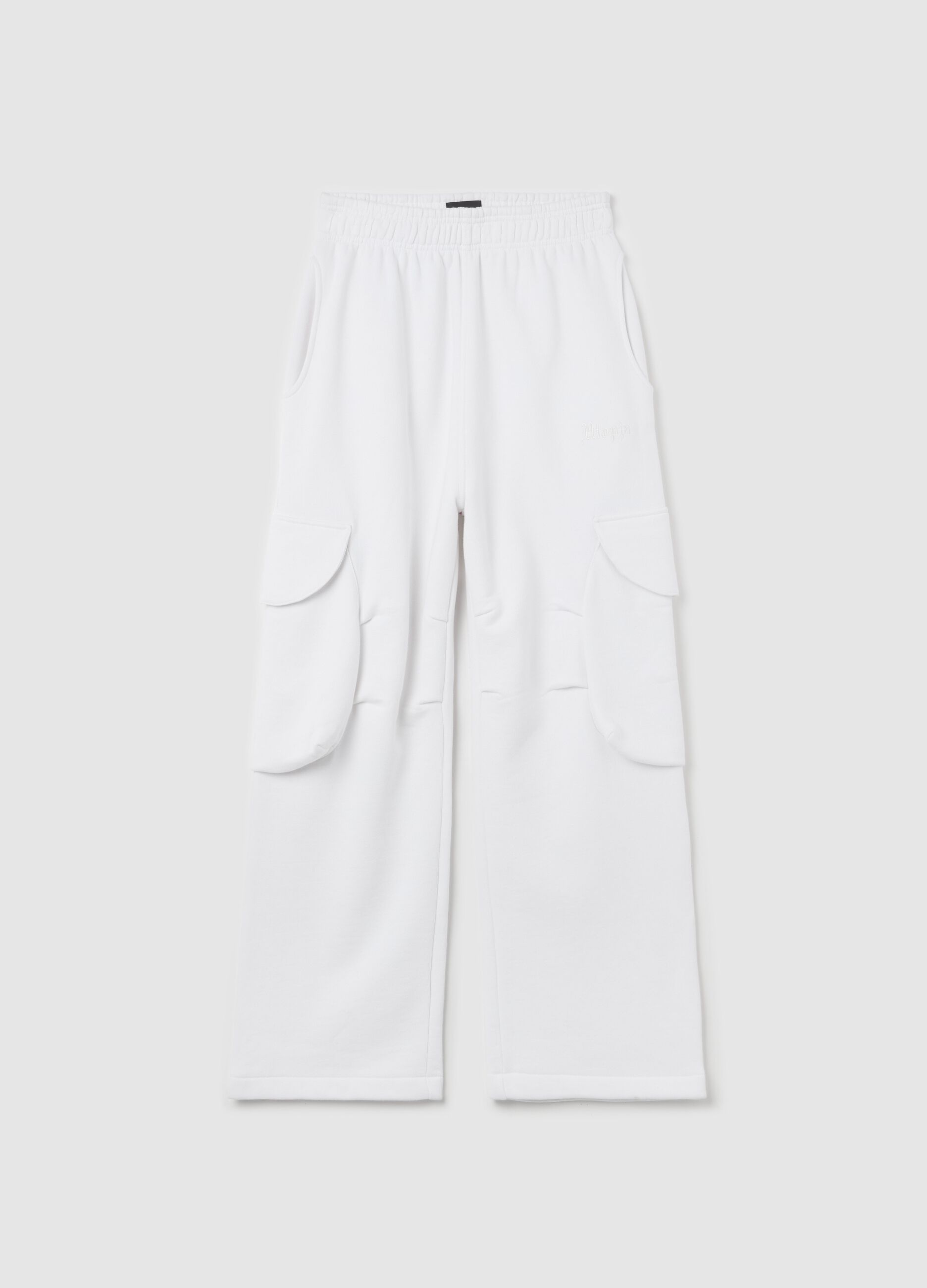 Cargo Sweatpants White