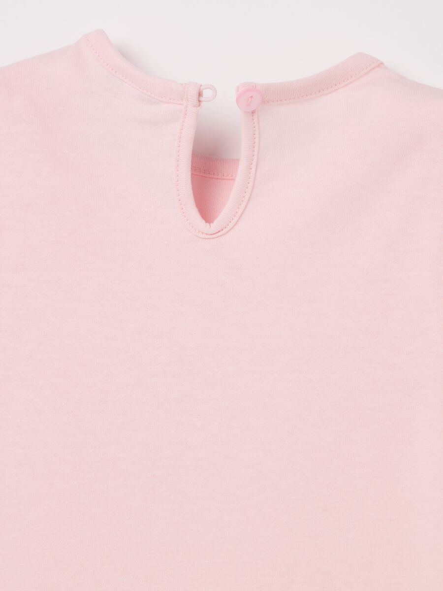 Cotton T-shirt with rabbits print_3