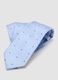 Light blue tie, 7.5 cm blade, polka dot pattern_2