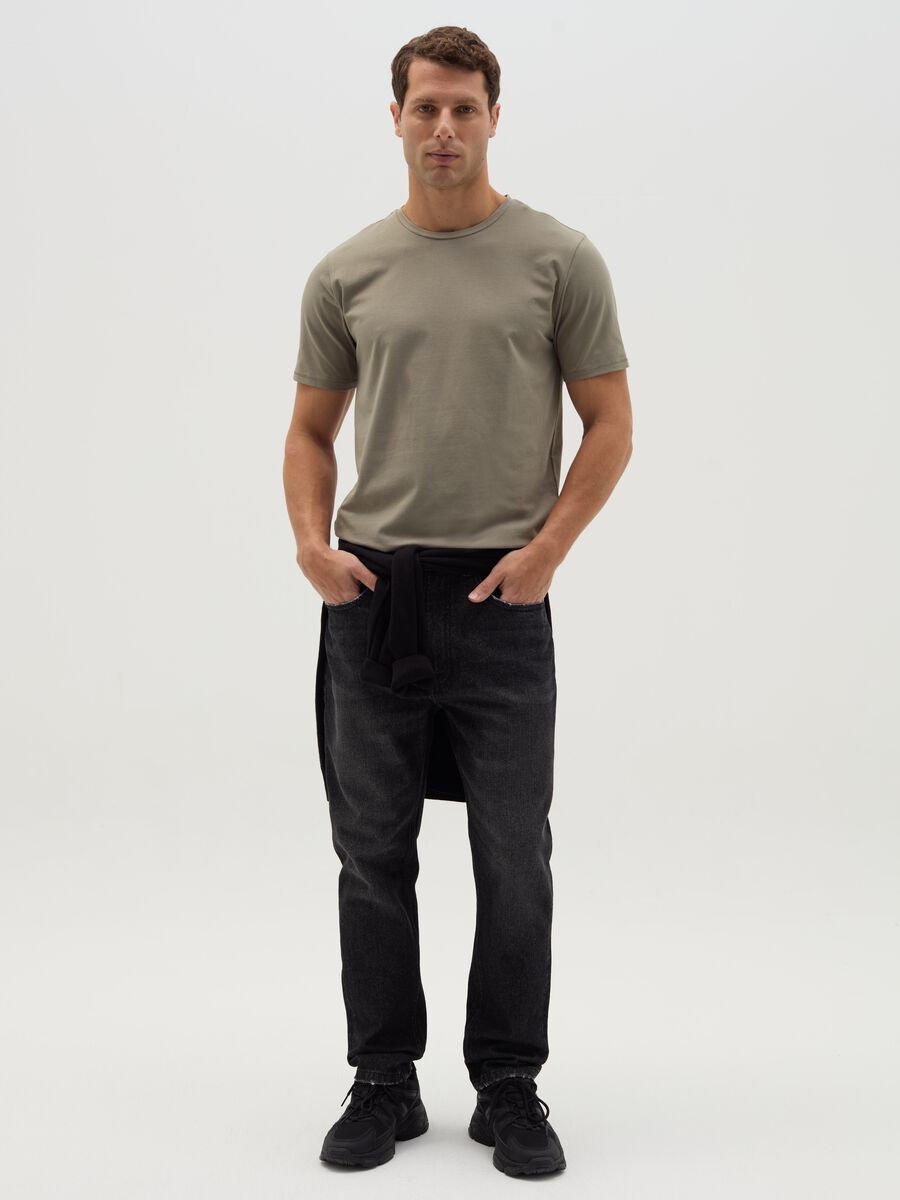 Slim-fit T-shirt in organic cotton_0