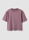 T-shirt in puro cotone rosa da ragazza oversize fit_3