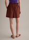 Brown pure cotton regular-fit shorts_2