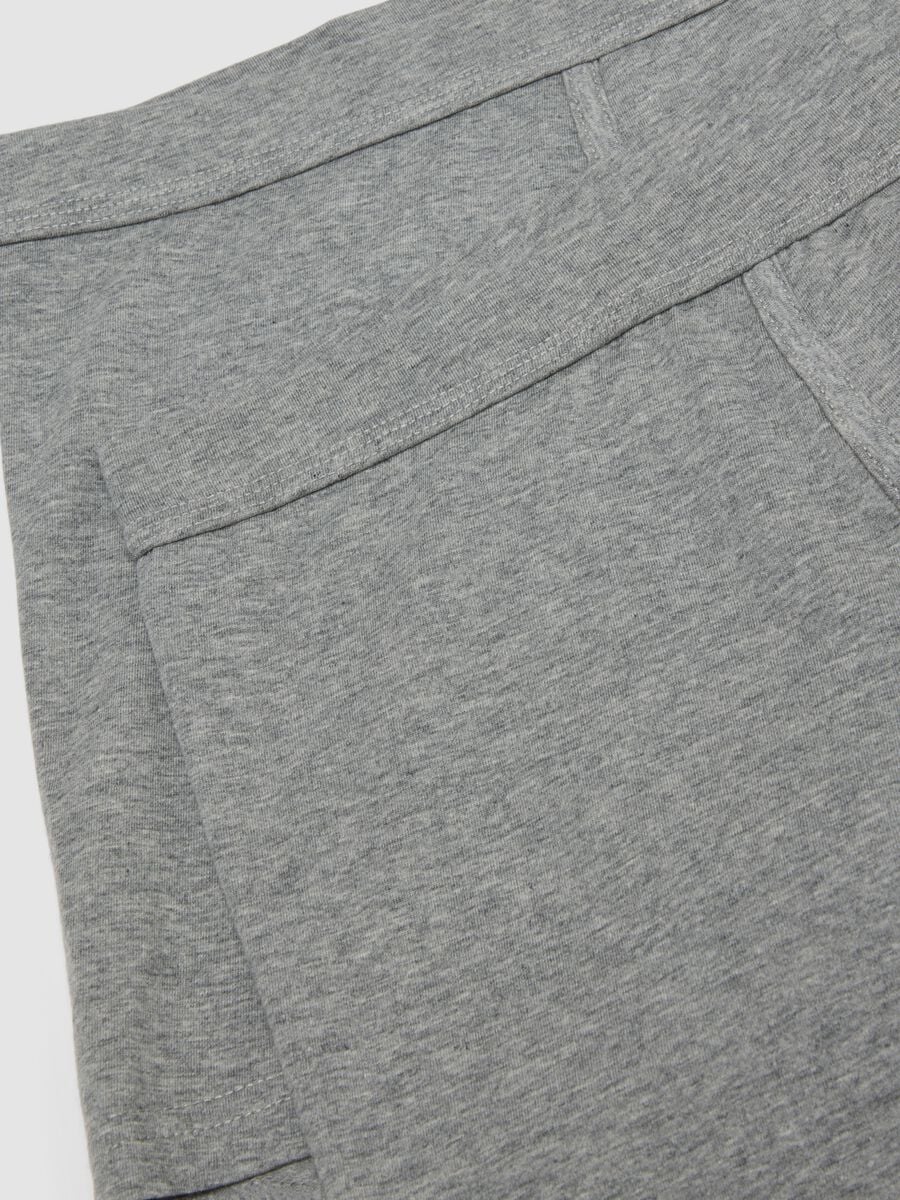 2-pack of grey stretch Supima cotton boxer shorts_5