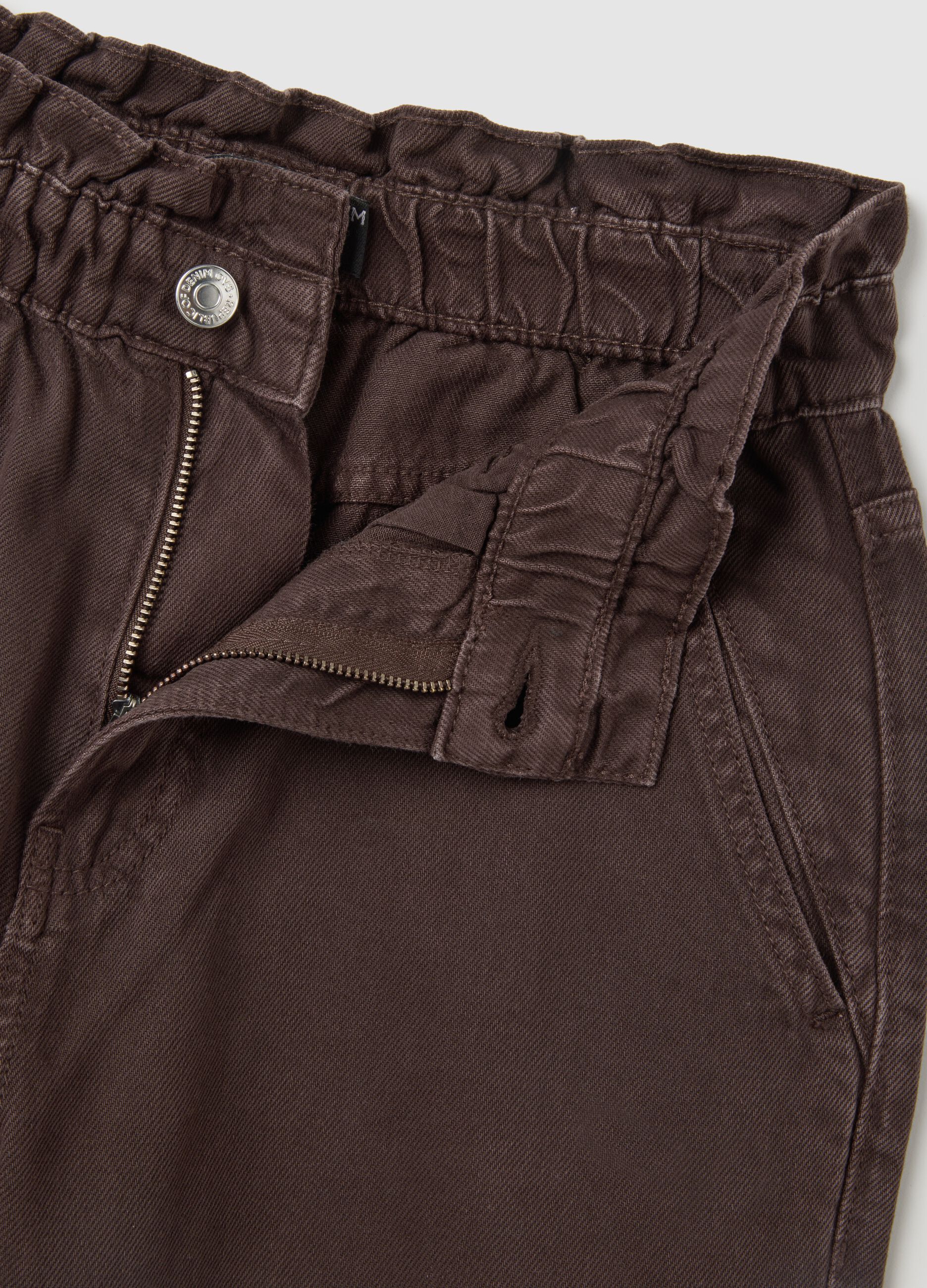 Brown Denim Trousers