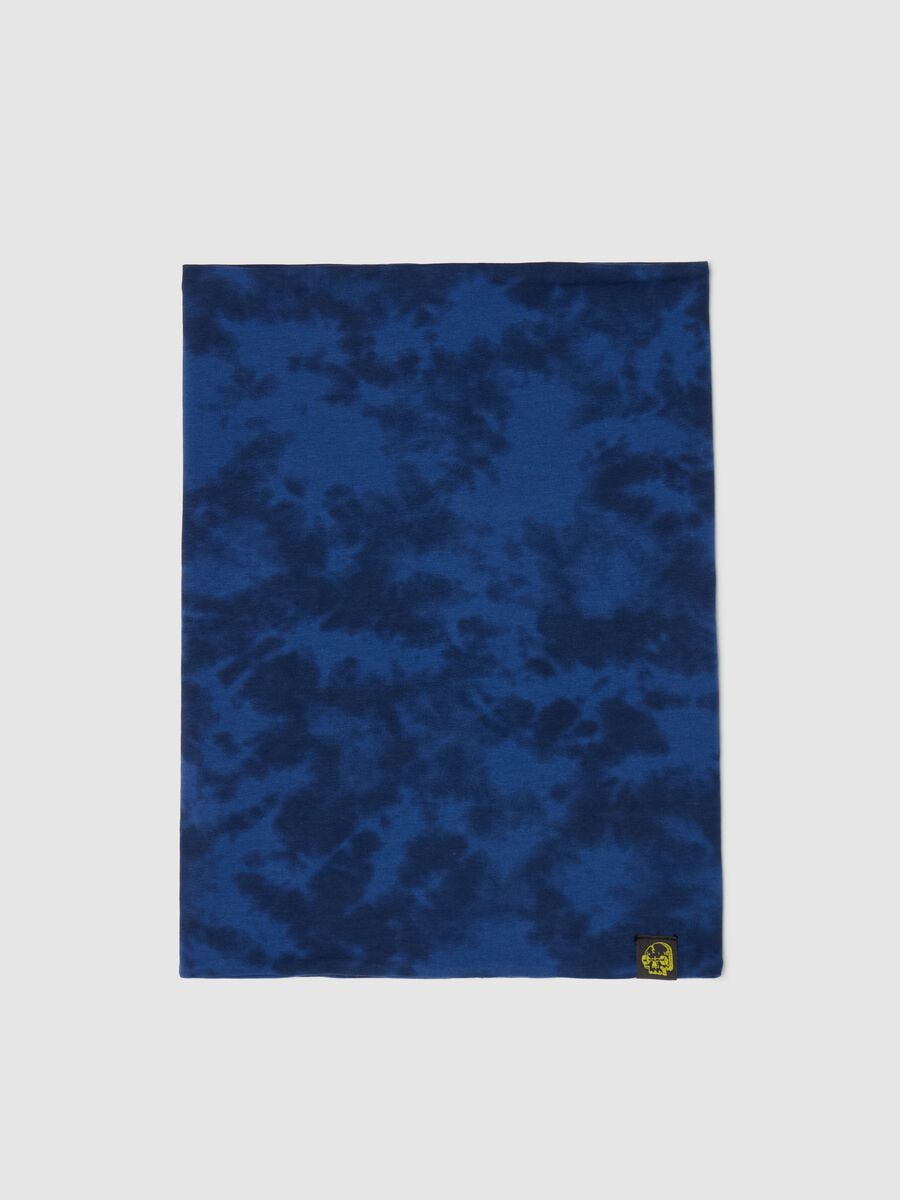 Neck warmer with tie-dye print_0