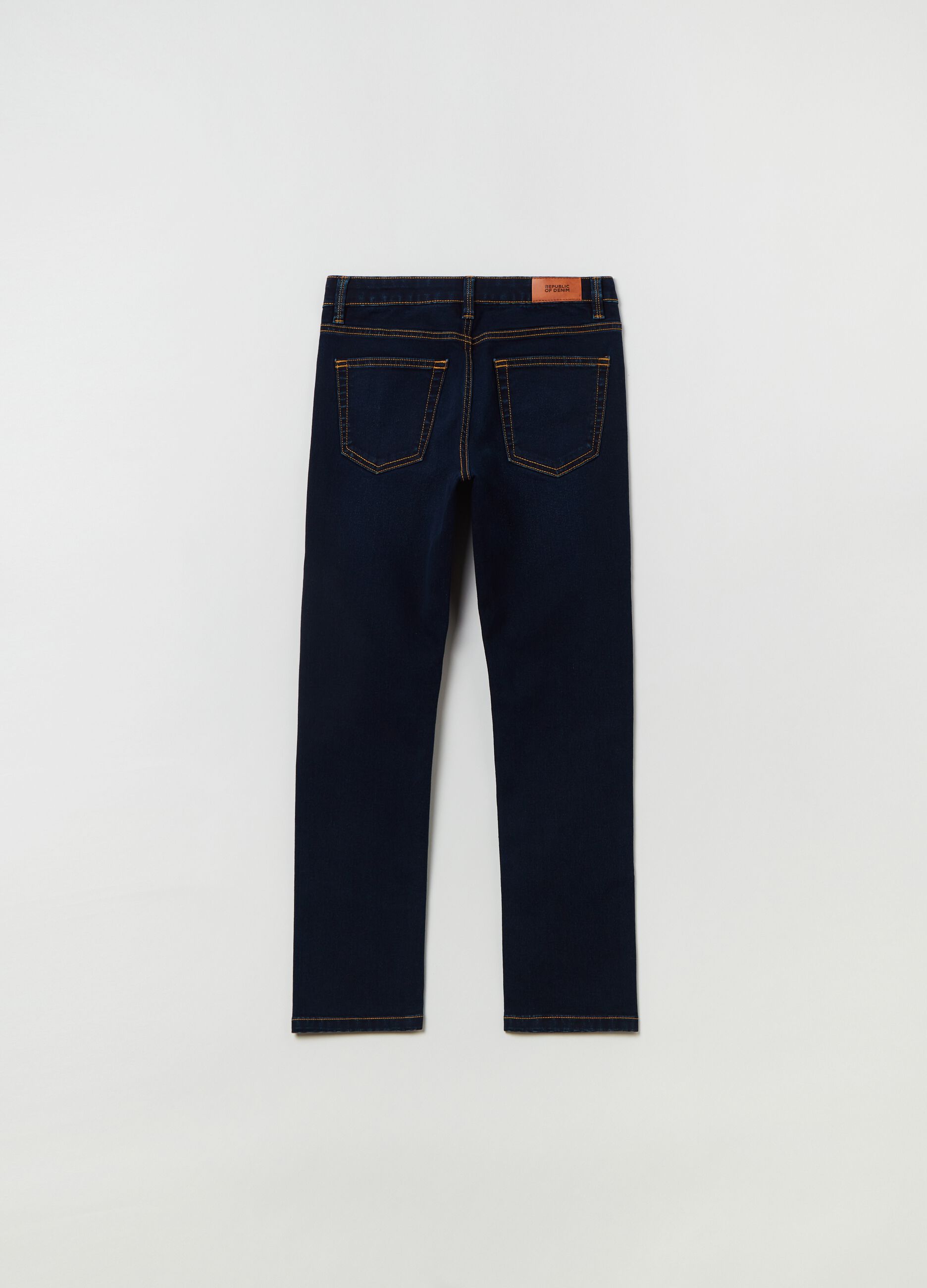 Jeans straight fit cinque tasche