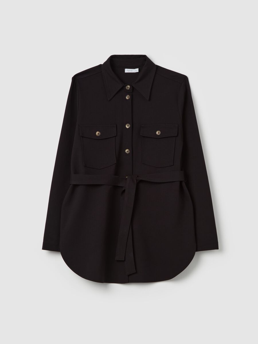 Jacket with belt_4