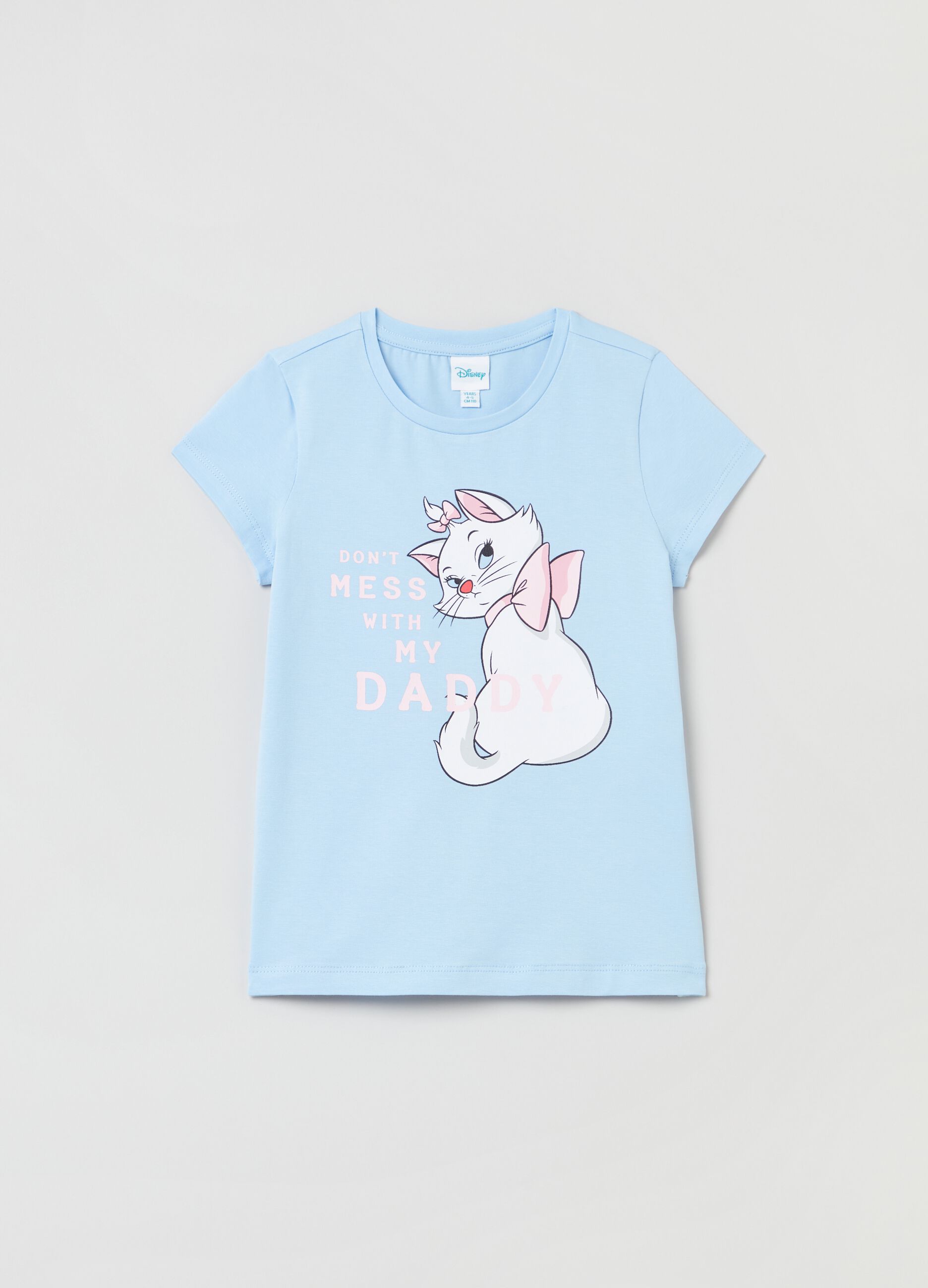 T-shirt with Disney Marie print
