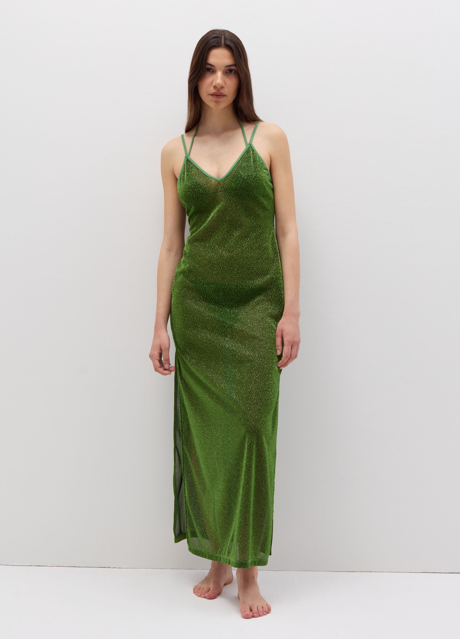 Ovs Vestito lungo copri costume in lurex