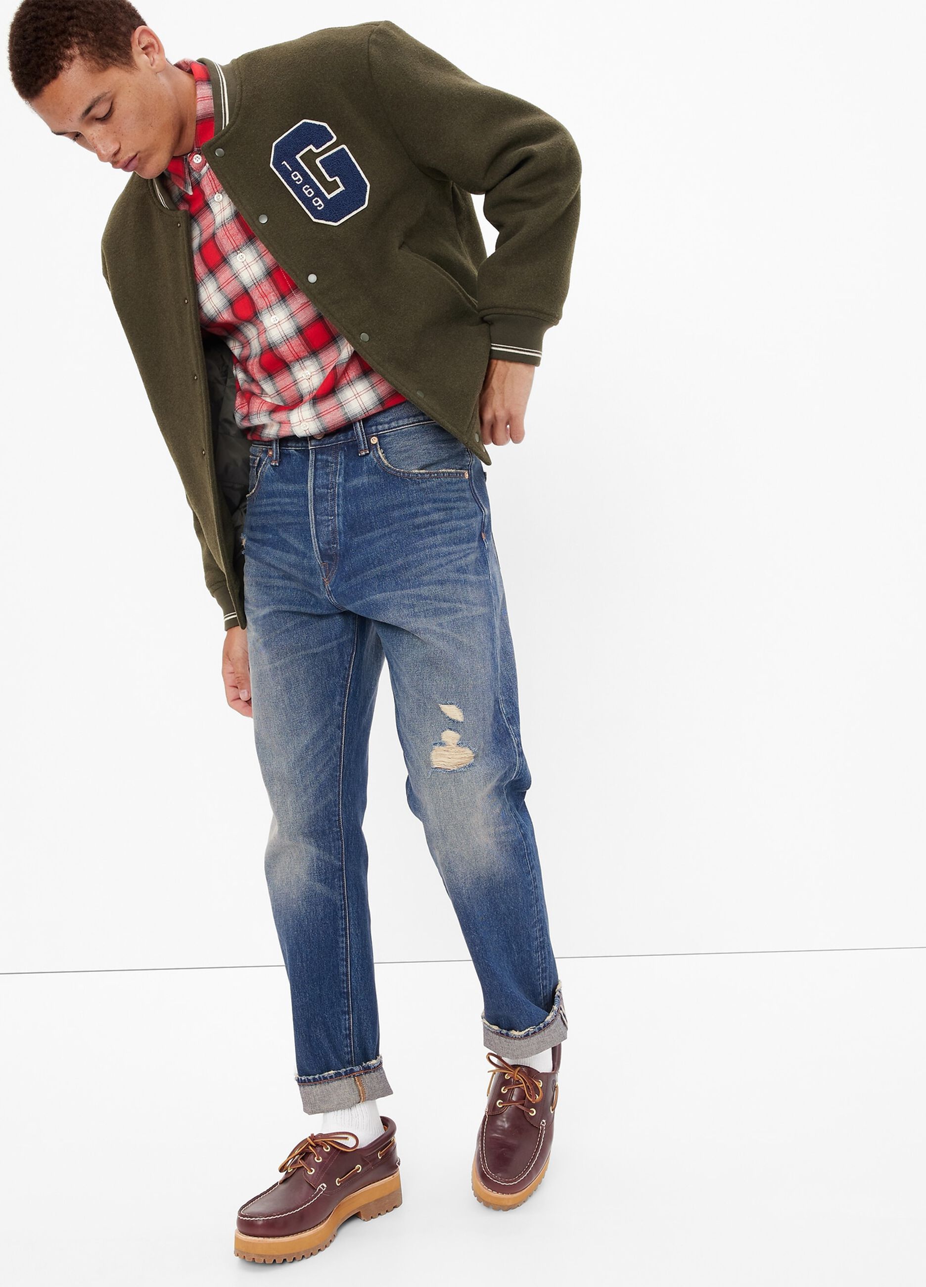 Ovs Jeans straight fit con abrasioni