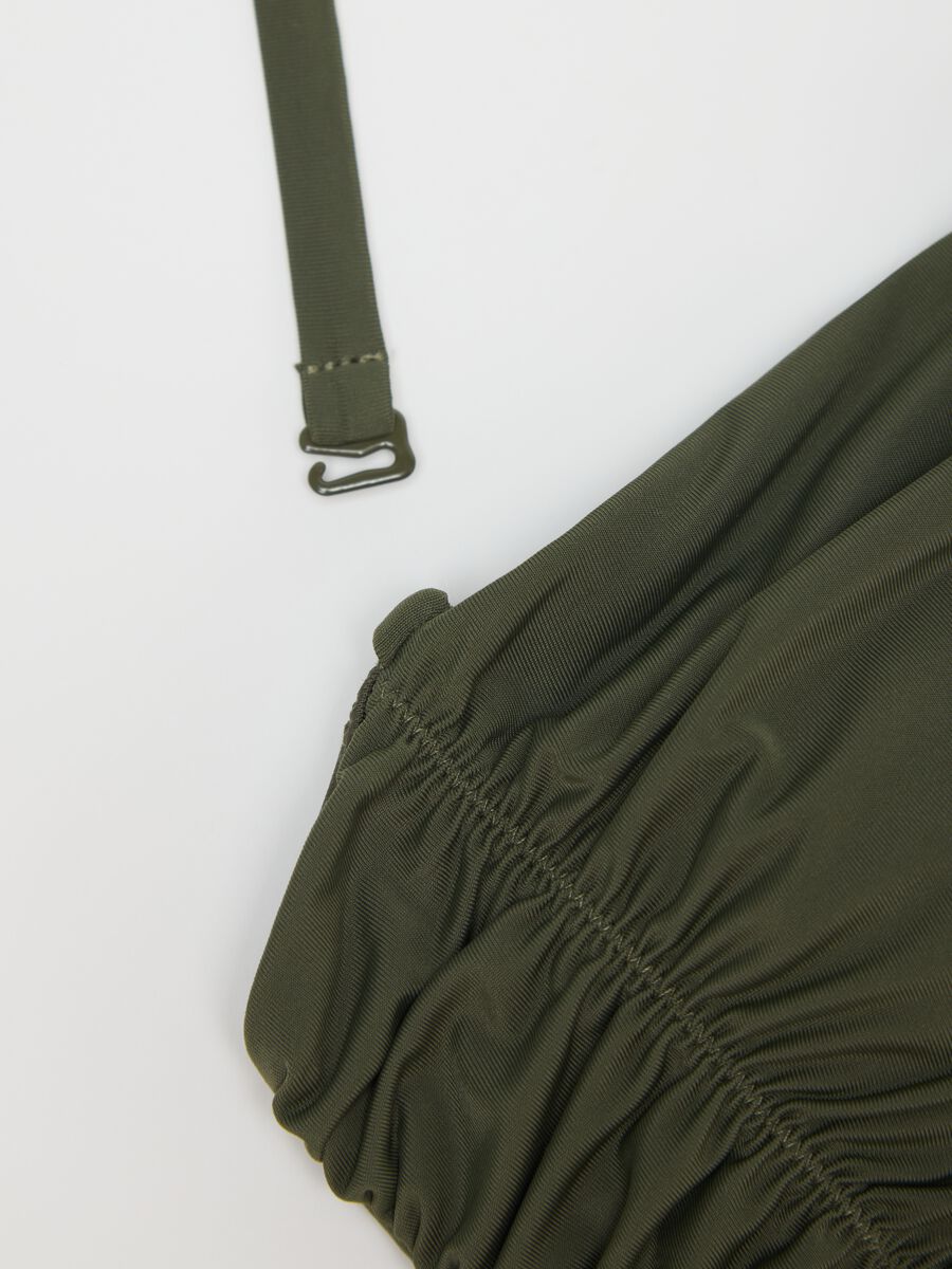 Green crease-effect one-piece swimsuit_6