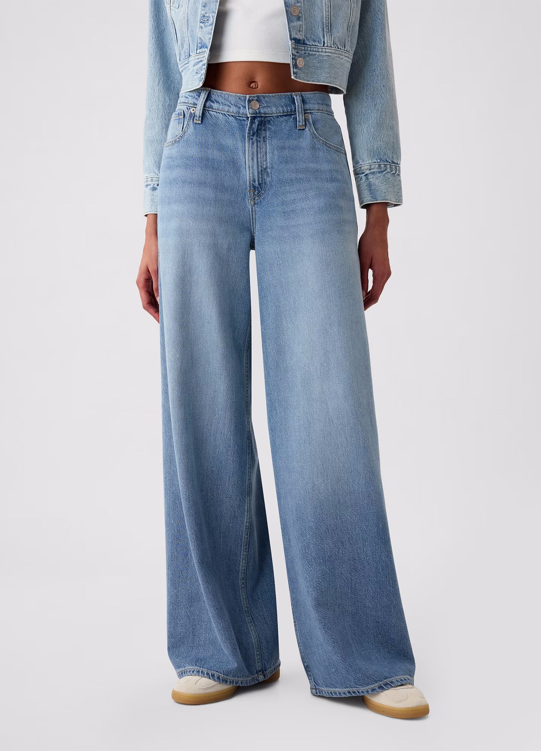 Jeans baggy fit vita media