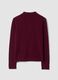 Red pure cashmere polo-collar jumper, regular fit_1