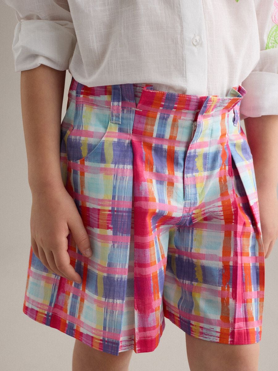 Shorts multicolor in puro cotone_2