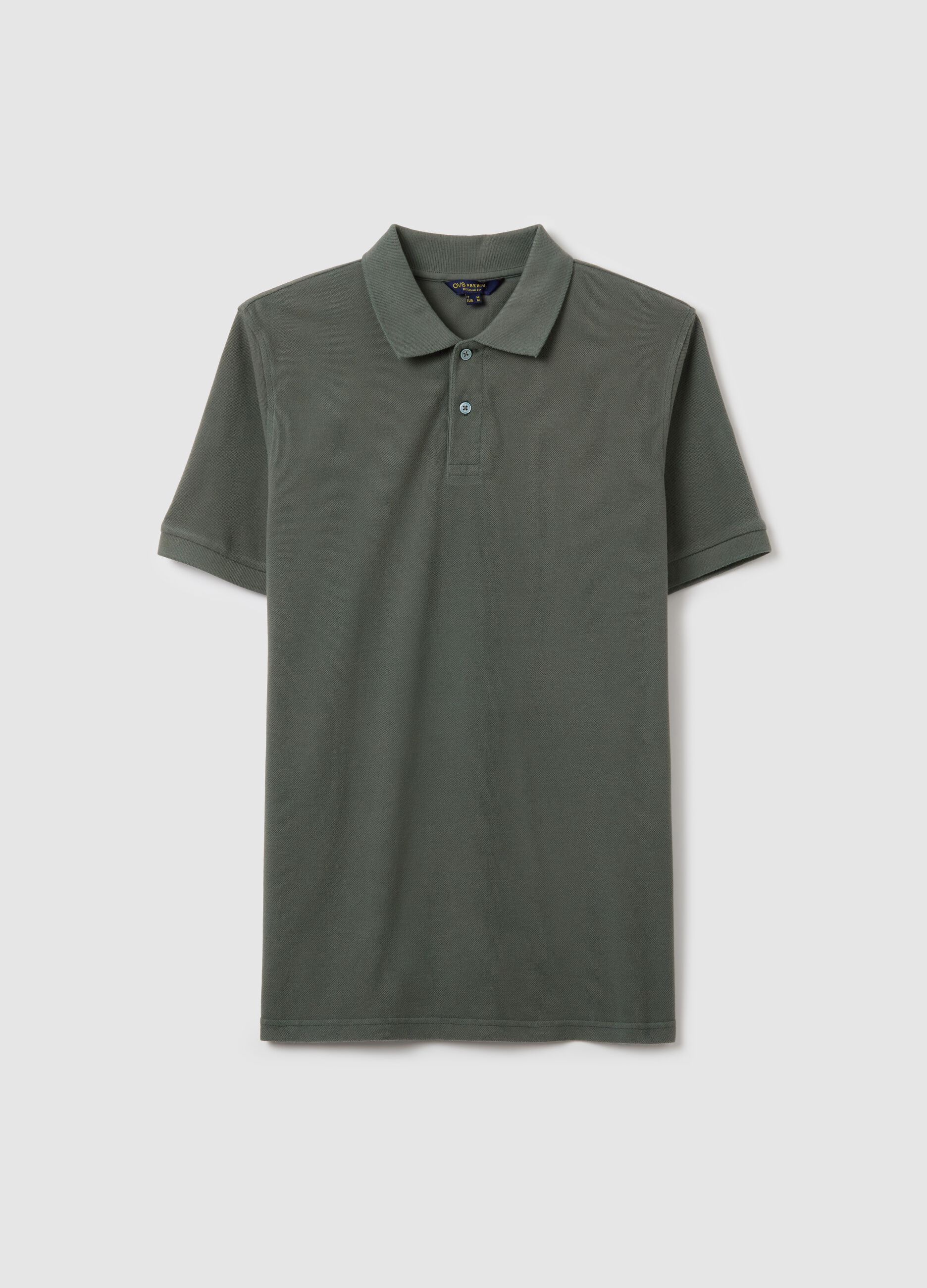 100% cotton piqué polo shirt
