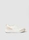White and beige sporty trainers_0