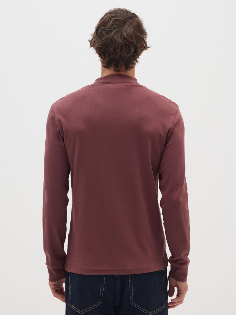 Brown pure cotton regular fit sweater_2