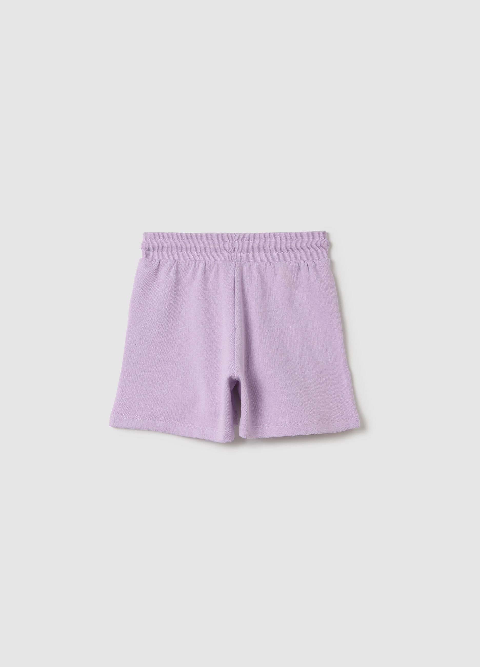 Purple NBA Los Angeles Lakers shorts in cotton with hood