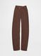 Brown jeans made of cotton and lyocell_6