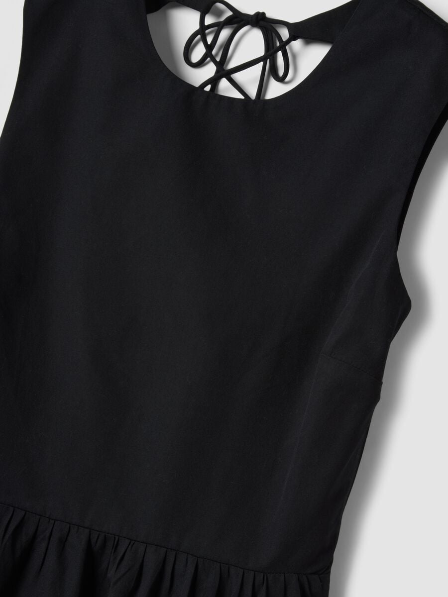Black pure cotton maxi dress_1