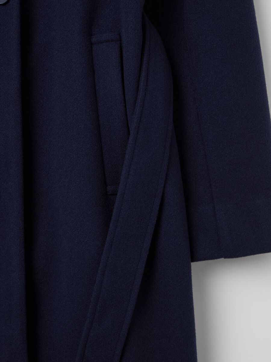 Coat in soft fabric with hood_5