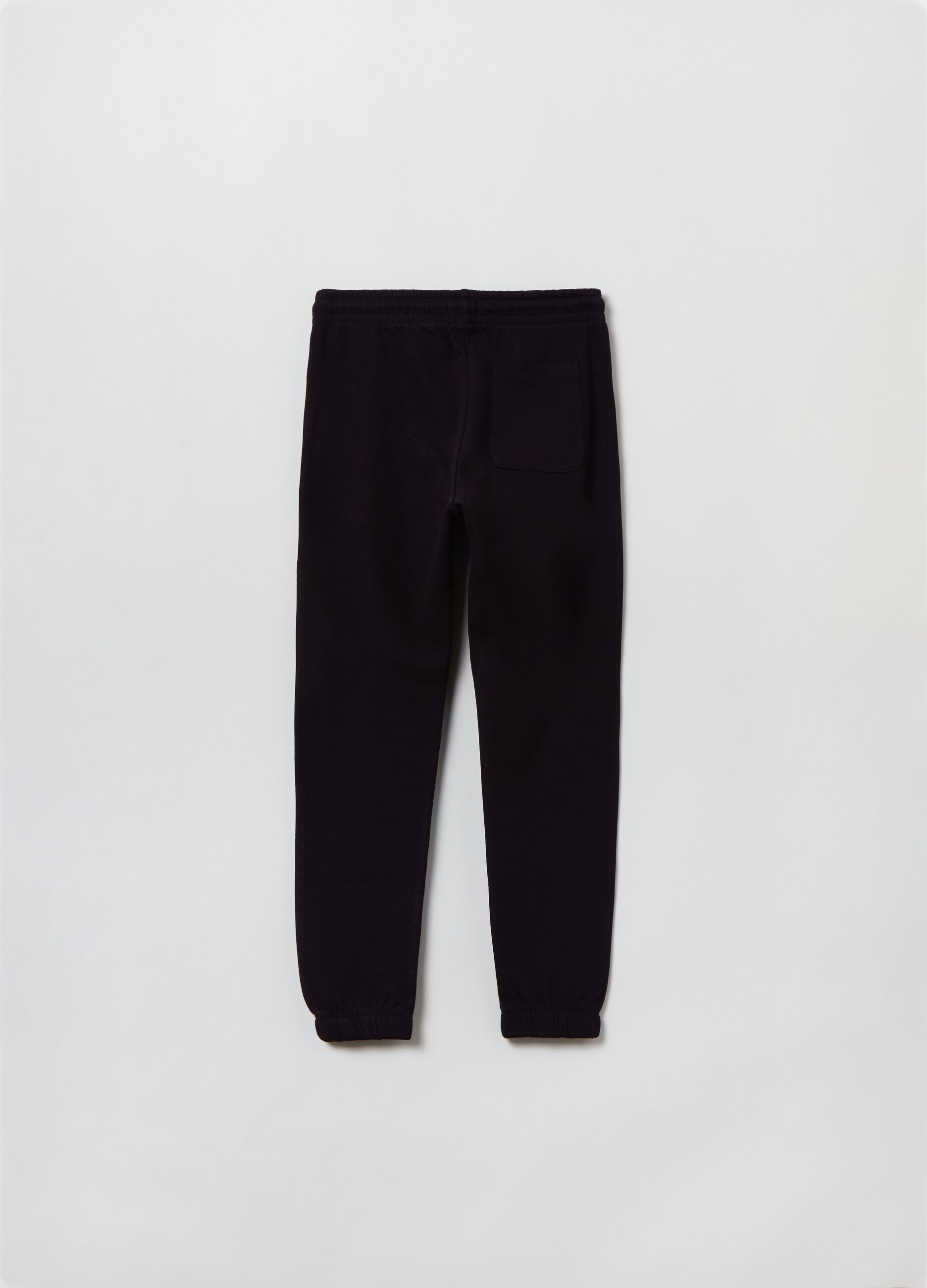 Joggers in felpa con coulisse_1