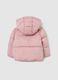 Pink The Iconic Puffer Hooded Down Jacket for Girls_1