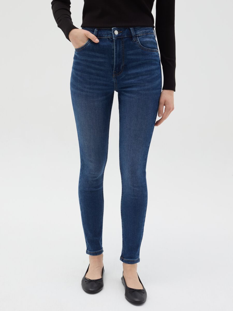 Skinny-fit high-rise jeans_1