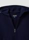 Blue organic cotton hooded sweatshirt_2
