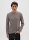 Maglia a maniche lunghe da ragazzo in puro cotone grigia _0