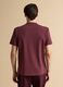 Red regular-fit stretch piqu&eacute; cotton-blend T-shirt with Easy Dry_3
